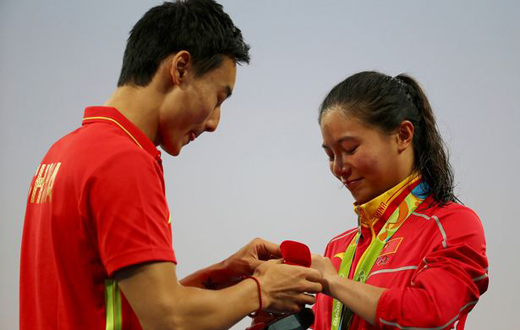 He proposas his girlfriend at Olympics